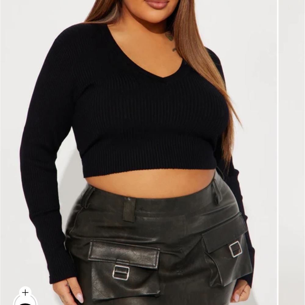 Fashion Nova Ribbed Crop Top